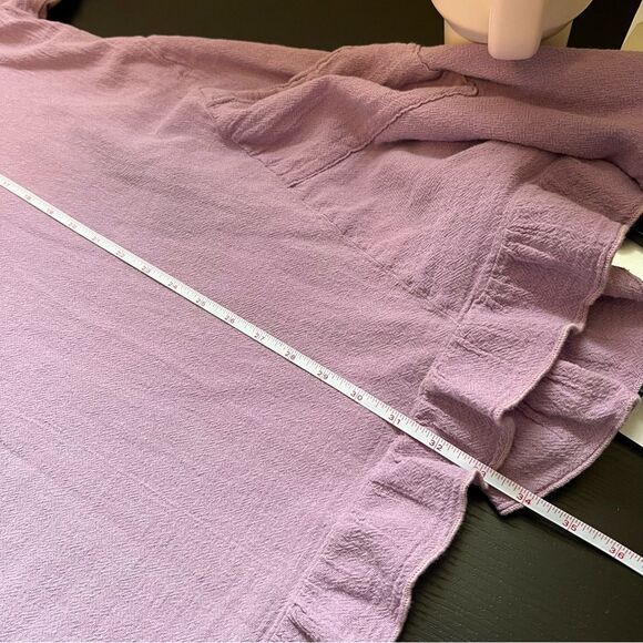 Oh My Gauze Women’s Purple Ruffle Dress 2 - Picture 11 of 12